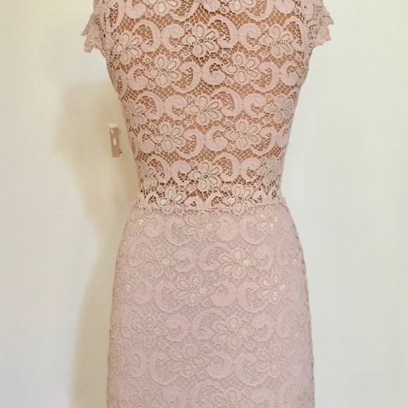Nightcap nude lace dress with cap sleeves NWT - Picture 10 of 16